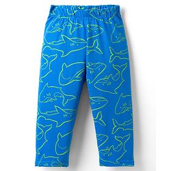 Babyhug Cotton Knit Full Sleeves Sea Life Printed Co-Ords T-Shirt & Pyjama Night Suit - Blue
