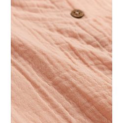 Babyhug Cotton Woven Top Sleeveless with Schiffli Detailing PEACH 6-9 Months