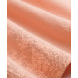 Babyhug Cotton Knit One Piece Dresses/Frocks with Ruffle Sleeves Peach 0-3 Months