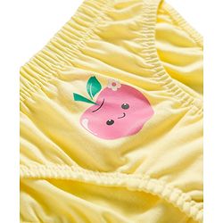 Babyhug 100% Cotton Knit Panties with Tropical Theme Print Pack of 3 - Multicolor