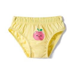 Babyhug 100% Cotton Knit Panties with Tropical Theme Print Pack of 3 - Multicolor