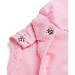 Babyhug Cotton Knit Half Sleeves T-Shirt with Text Foil Detailing - Pink