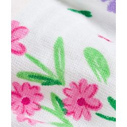 Babyhug 100% Cotton Knit Panties With Floral & Polka Dot Print Pack of 3 - Multicolor