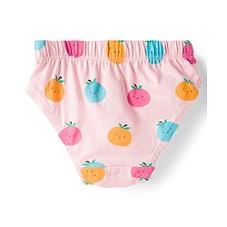 Babyhug 100% Cotton Knit Panties With Fruit Print Pack of 3 - Multicolor
