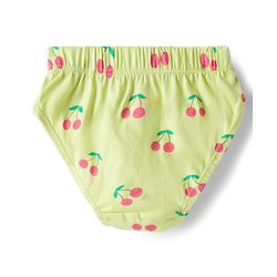 Babyhug 100% Cotton Knit Panties With Fruit Print Pack of 3 - Multicolor