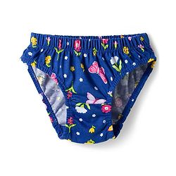 Babyhug 100% Cotton Knit Floral Butterfly & Polka Dots Printed Panties Pack Of 3 - Multicolour