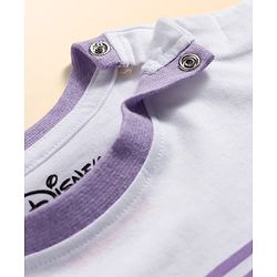 Babyhug Disney Single Jersey Knit Half Sleeves T-Shirt & Skirt Set with Marie Graphic - Multicolor