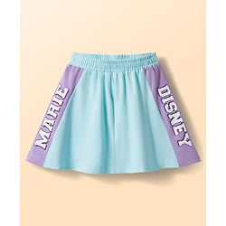 Babyhug Disney Single Jersey Knit Half Sleeves T-Shirt & Skirt Set with Marie Graphic - Multicolor