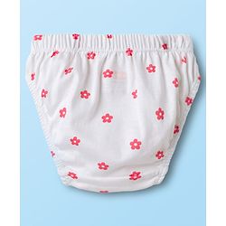 Babyhug 100% Cotton Knit Panties With Floral & Duck Print Pack of 3 - Multicolor