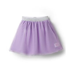 Babyhug Disney Single Jersey Knit Half Sleeve Top & Skirt With Minnie Mouse Graphics - Lavender