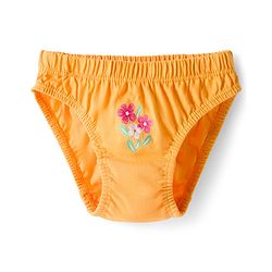 Babyhug 100% Cotton Knit Floral Printed Panties Pack Of 3 - Multicolour