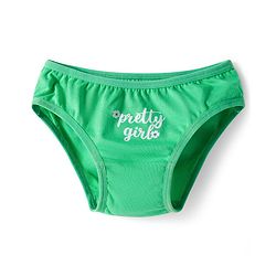 Babyhug 100% Cotton Knit Panties with Floral Print Pack of 3 - Green, Blue & Orange