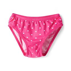 Babyhug 100% Cotton Knit Animal & Polka Dots Printed Panties Pack Of 3 - Multicolour