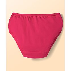 Babyhug 100% Cotton Knit Panties with Floral & Polka Dot Print Pack of 3 - Multicolor