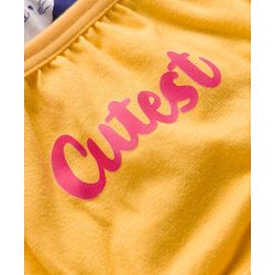 Babyhug 100% Cotton Knit Floral & Polka Dots Printed Panties Pack Of 3 - Multicolour