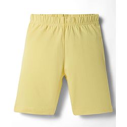 Babyhug Cotton Lycra Knit Solid Colour Cycling Shorts Pack Of 3 - Multicolour