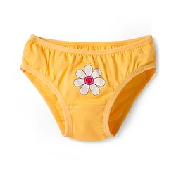 Babyhug 100% Cotton Knit Panties with Floral & Polka Dot Print Pack of 3 - Multicolor