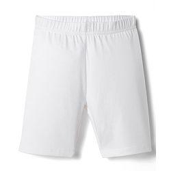 Babyhug Cotton Lycra Knit Solid Colour Cycling Shorts Pack Of 3 - Multicolour