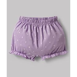 Babyhug 100% Cotton Single Jersey Knit Bloomers With Polka Dots Print Pack of 5 - Multicolor