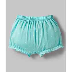 Babyhug 100% Cotton Single Jersey Knit Bloomers With Polka Dots Print Pack of 5 - Multicolor