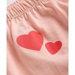 Babyhug 100% Cotton Knit Bloomers with Heart & Star Print Pack of 3 - Multicolor