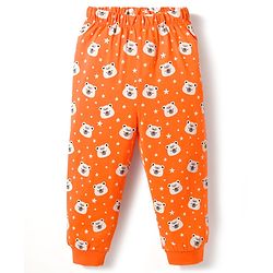 Babyhug 100% Cotton Knit Full Sleeves T-Shirt & Pajama Night Suits with Panda Print & Stripes Pack of 2 - Multicolor