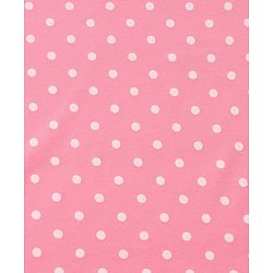 Babyhug Cotton Knit Hooded Wrapper With Polka Dot Print L 73 x B 72 cm - Pink