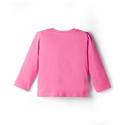 Babyhug 100% Cotton Knit Full Sleeves Moon & Star Printed Pyjama Night Suit Pack Of 2 - Pink & Purple