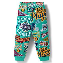 Babyhug 100% Cotton Knit Full Sleeves Sports Theme Printed Co-Ords T-Shirt & Pyjama Night Suits Pack Of 2 - Multicolour