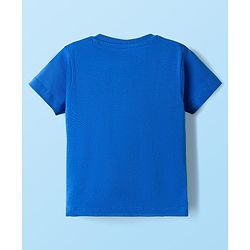 Babyhug 100% Cotton Knit Half Sleeves T-Shirts With Stripes & Beach Theme Printed Pack Of 3 - Multicolour
