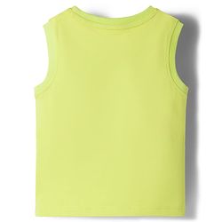 Babyhug Cotton Knit Sleeveless Tank T-Shirt With Text Print Pack of 3 - Multicolor