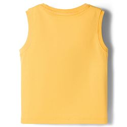 Babyhug Cotton Knit Sleeveless Tank T-Shirt With Text Print Pack of 3 - Multicolor