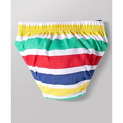 Babyhug 100% Cotton Single Jersey Knit Antibacterial Briefs With Car & Dino Print Pack of 3 - Multicolor