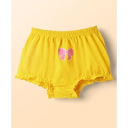 Babyhug 100% Cotton Knit Polka Dots & Floral Printed Antibacterial Bloomers Pack Of 3 - Multicolour