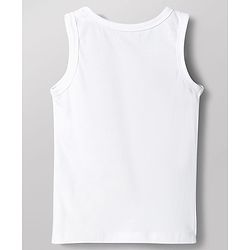 Babyhug 100% Organic Cotton Knit Sleeveless Solid Colour  Vests Pack of 3 - White