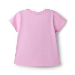 Babyhug Disney Single Jersey Knit Half Sleeves T-Shirt & Pyjama Night Suit with Daisy Duck Graphics - Pink
