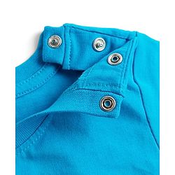 Babyhug Cotton Knit Half Sleeves T-Shirt & Pyjama Night Suit With Dino Print - Blue