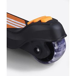 Babyhug Glider 3 Wheel Kids Kick Scooter with LED Wheels - Red Blue| Adjustable Height| Weight Capacity Upto 50 Kg| Toy for 2 to 12 yrs Boys & Girls| Activity Gifting Option| Compact Fold| Lean-to-Steer