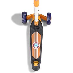 Babyhug Glider 3 Wheel Kids Kick Scooter with LED Wheels - Red Blue| Adjustable Height| Weight Capacity Upto 50 Kg| Toy for 2 to 12 yrs Boys & Girls| Activity Gifting Option| Compact Fold| Lean-to-Steer