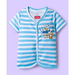 Babyhug Disney 100% Cotton Knit Half Sleeves Jhablas With Donald Duck Graphics Pack of 3 - Multicolour