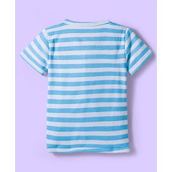 Babyhug Disney 100% Cotton Knit Half Sleeves Jhablas With Donald Duck Graphics Pack of 3 - Multicolour