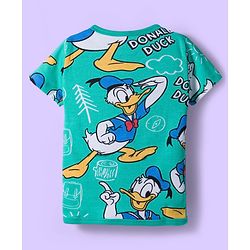 Babyhug Disney 100% Cotton Knit Half Sleeves Jhablas With Donald Duck Graphics Pack of 3 - Multicolour