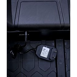 Babyhug Battery Operated Ride on Jeep with Music & LED Lights - Blue| Rechargeable Battery|Openable Doors| AUX|Remote Control|Easy to Assemble| Forward & Reverse| Magic Swing Movement