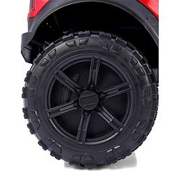 Babyhug Battery Operated Ride on Jeep with Music & LED Lights - Blue| Rechargeable Battery|Openable Doors| AUX|Remote Control|Easy to Assemble| Forward & Reverse| Magic Swing Movement