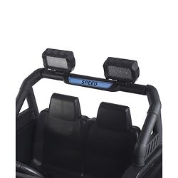 Babyhug Battery Operated Ride on Jeep with Music & LED Lights - Blue| Rechargeable Battery|Openable Doors| AUX|Remote Control|Easy to Assemble| Forward & Reverse| Magic Swing Movement