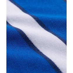 Babyhug 100% Cotton Knit Half Sleeves Striped T-Shirt & Shorts Set - Blue & White