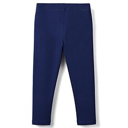 Babyhug Lycra Knit Full Length Hearts Foil Printed Leggings - Navy Blue