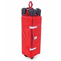 Babyhug My Space Playpen With Removable Mosquito Net - Red Navy (Assembly Video Available)