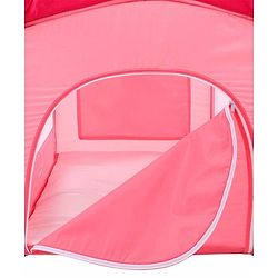 Babyhug My Space Playpen With Removable Mosquito Net - Pink (Assembly Video Available)
