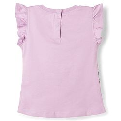 Babyhug Disney Single Jersey Knit Frill Sleeves T-Shirt with Bambi Graphic Pack of 2 - Multicolor